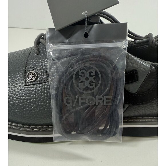 G/FORE Mens Gallivanter Pebble Leather Two Tone Charcoal Golf Shoes Sz 9.5 NWOB - Picture 13 of 14